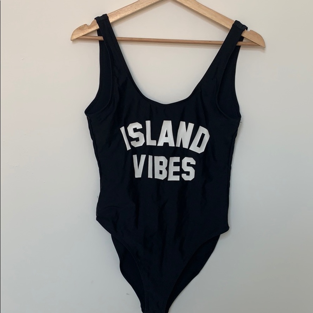 Island Vibes one piece bathing suit